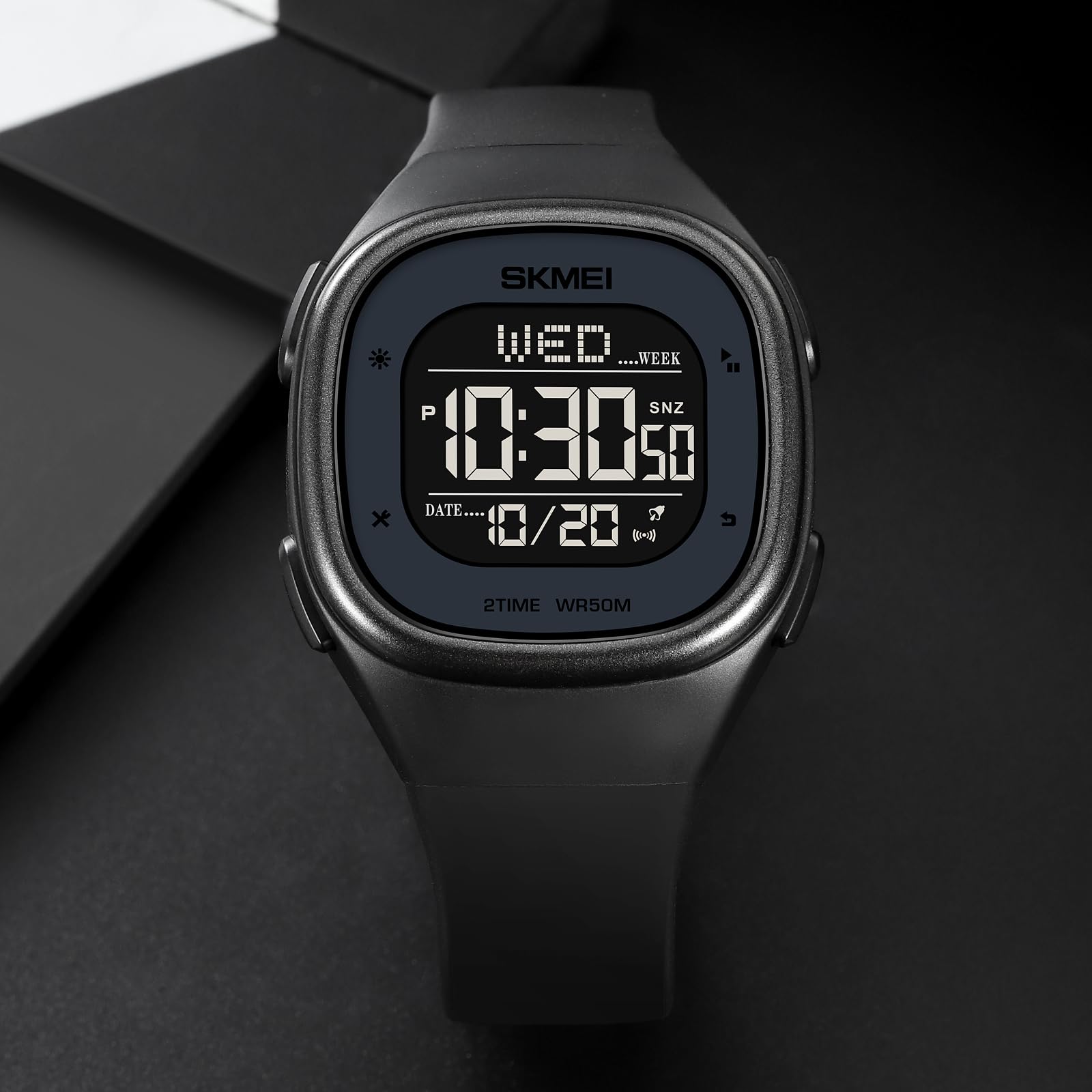 Foto 3 | Venta Internacional - Reloj Gosasa Minimalist Square Digital 5 Atm A Prueba De Agua