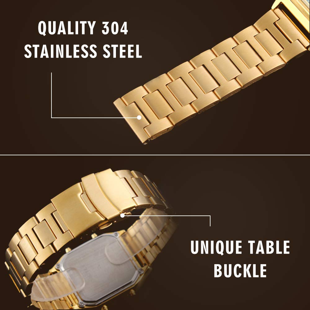 Foto 4 pulgar | Venta Internacional - Reloj Biden Gold Luxury Classic Business Multifunción Digit