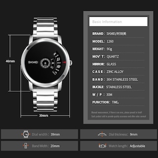 Foto 3 | Venta Internacional - Reloj Skmei Fashion Para Hombre, De Cuarzo Militar, Resistente Al Agua, 30 M
