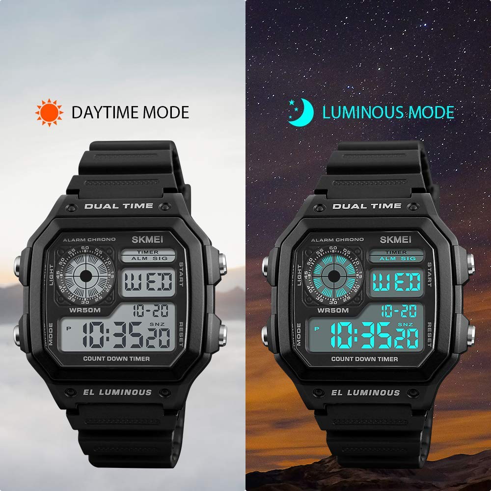 Foto 4 pulgar | Venta Internacional - Reloj De Pulsera Skmei Digital Sports A Prueba De Agua Para Hombre