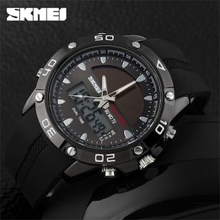 Foto 5 | Venta Internacional - Reloj Hunruy Solar Waterproof Sports, Analógico Y Digital, Para Hombre