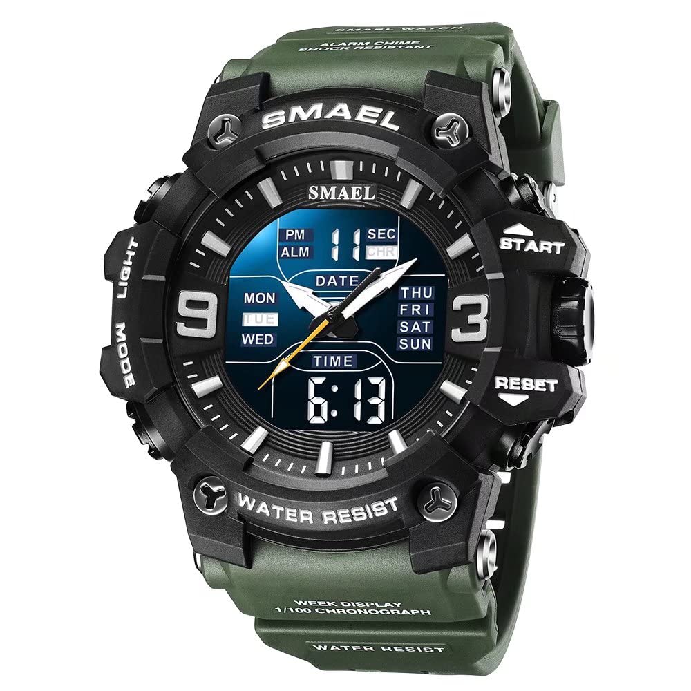 Foto 2 pulgar | Venta Internacional - Reloj Smael Con Alarma Led De Fecha, Impermeable, Militar, Para Hombre