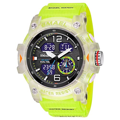 Foto 2 pulgar | Venta Internacional - Reloj Smael Con Alarma Led Impermeable Para Hombre, Militar Y Exterior