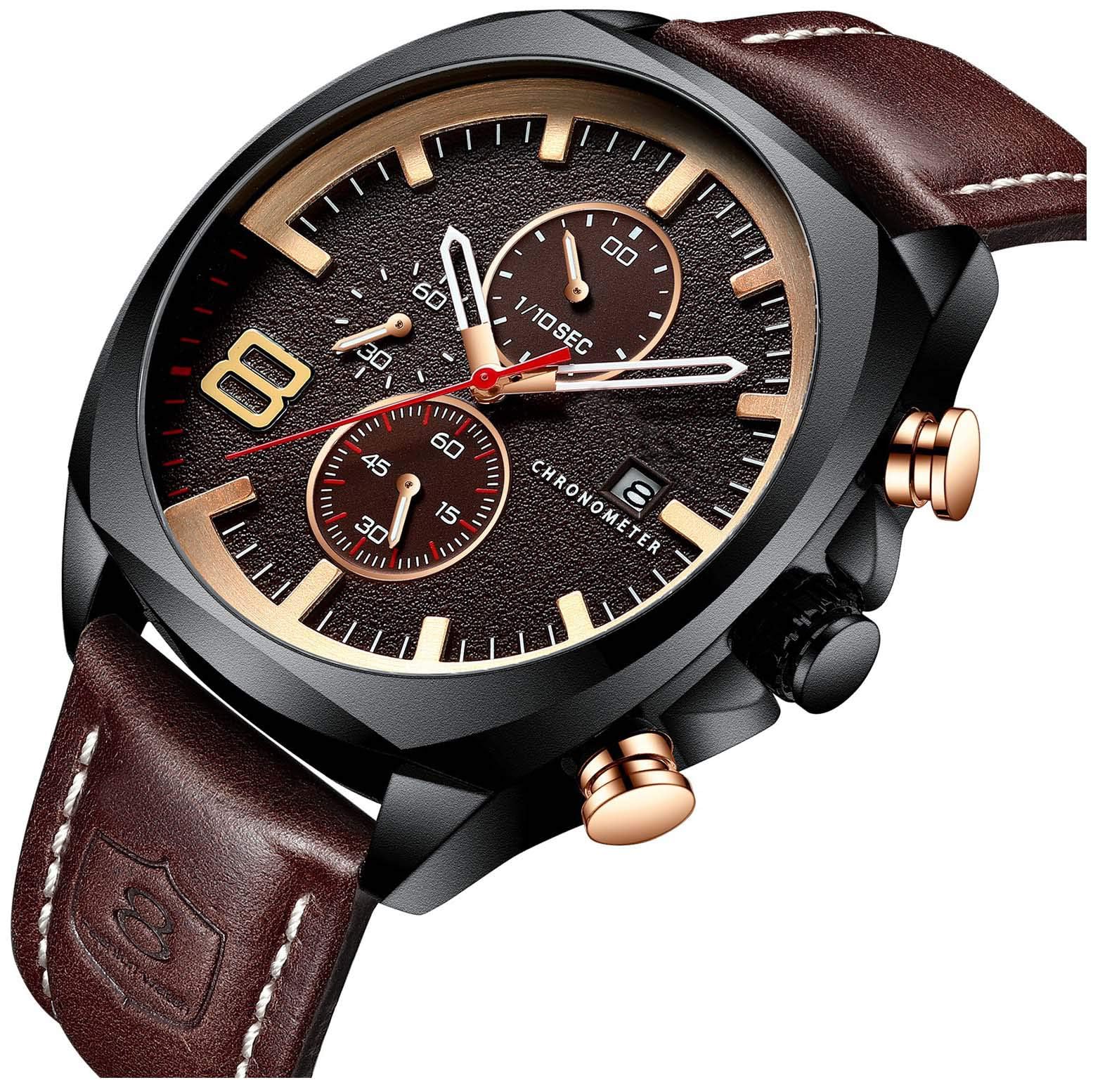 Foto 3 pulgar | Venta Internacional - Reloj Fanmis Classic, Correa Deportiva Impermeable De Piel Para Hombre