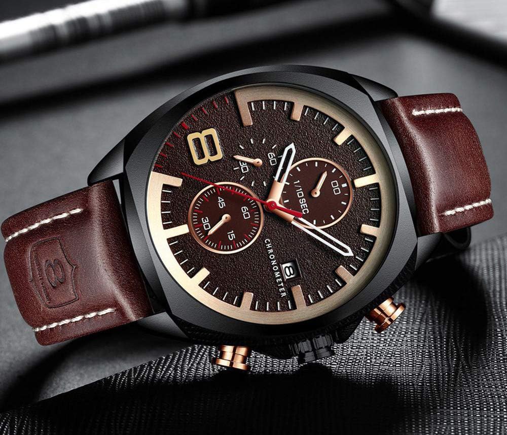 Foto 5 pulgar | Venta Internacional - Reloj Fanmis Classic, Correa Deportiva Impermeable De Piel Para Hombre