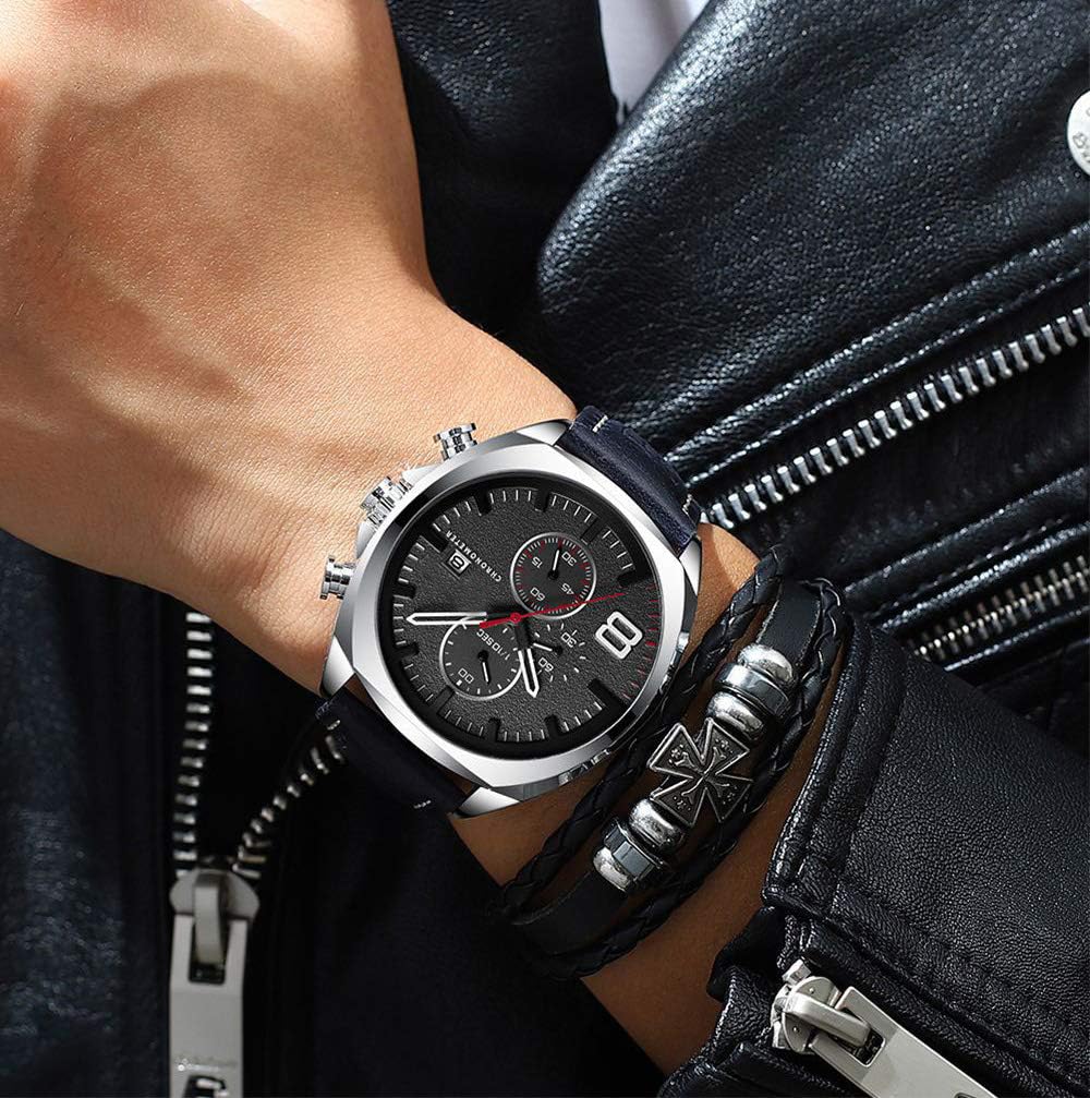 Foto 8 pulgar | Venta Internacional - Reloj Fanmis Classic, Correa Deportiva Impermeable De Piel Para Hombre
