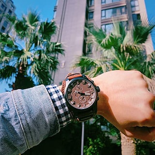 Foto 2 | Venta Internacional - Correa Deportiva De Piel Impermeable Watch Curren Original Para Hombre