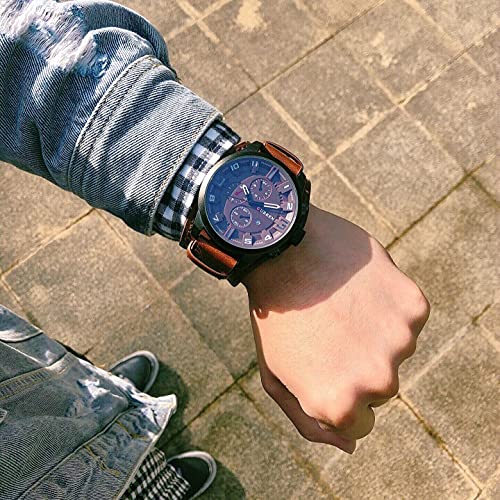 Foto 4 pulgar | Venta Internacional - Correa Deportiva De Piel Impermeable Watch Curren Original Para Hombre