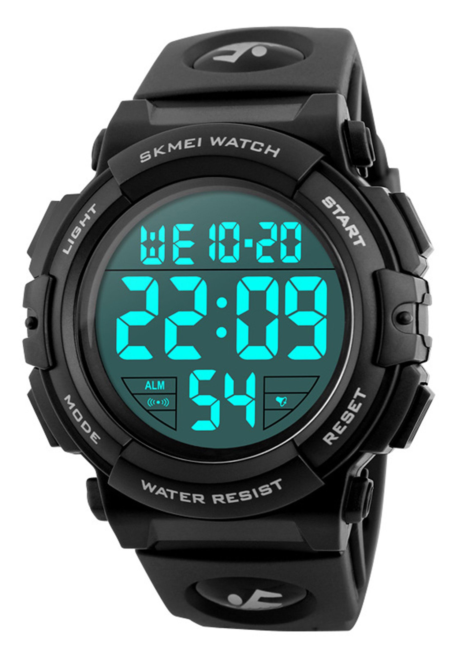 Venta Internacional - Reloj Mastop Con Cronógrafo Digital Con Esfera Grande Para Hombre, 50 M Wr