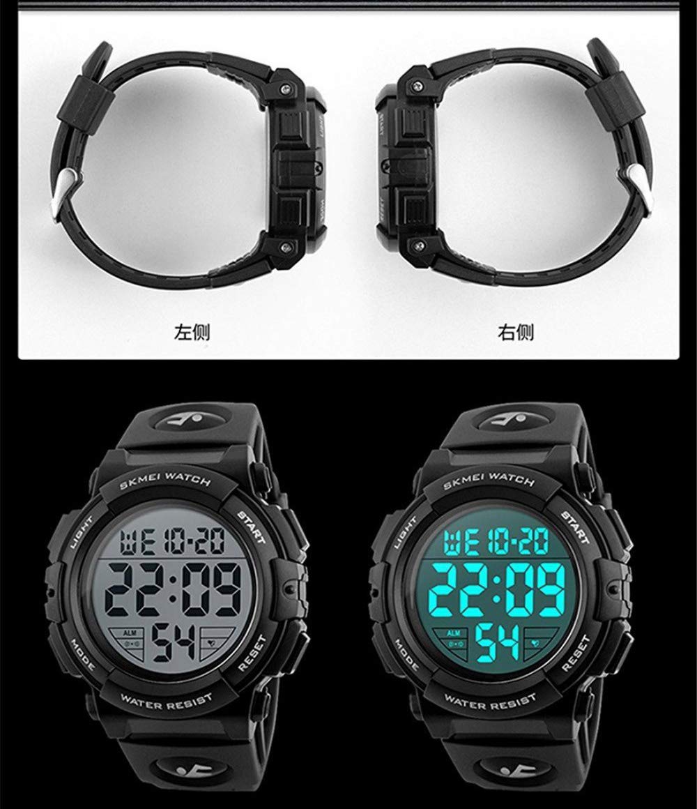 Foto 7 pulgar | Venta Internacional - Reloj Mastop Con Cronógrafo Digital Con Esfera Grande Para Hombre, 50 M Wr