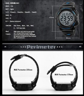 Foto 7 | Venta Internacional - Reloj Mastop Con Cronógrafo Digital Con Esfera Grande Para Hombre, 50 M Wr