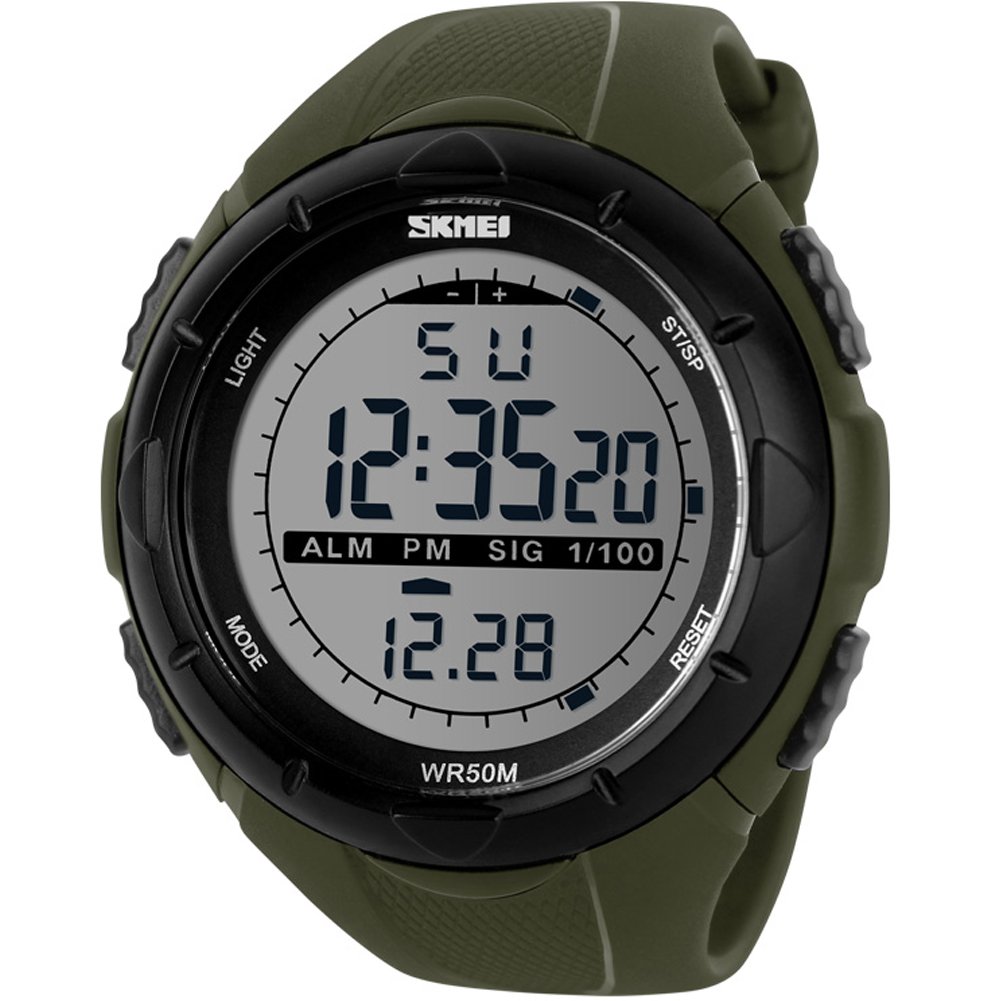 Foto 3 pulgar | Venta Internacional - Reloj Skmei 1025 Lcd Digital Multifunción Impermeable Army G