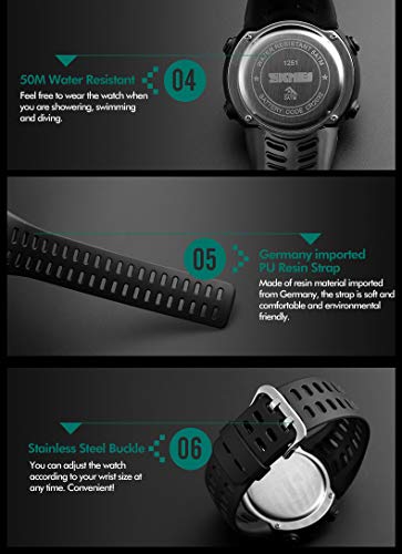 Foto 6 pulgar | Venta Internacional - Reloj Gosasa Big Dial Digital S Shock Military Army Men