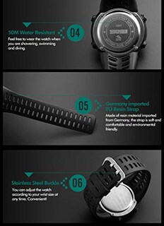 Foto 5 | Venta Internacional - Reloj Gosasa Big Dial Digital S Shock Military Army Men