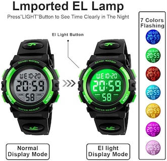 Foto 3 | Venta Internacional - Reloj Carlien Led Con Cronógrafo Digital, 50 M, Resistente Al Agua, Para Hombre