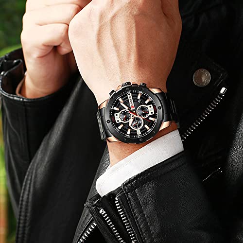 Foto 6 pulgar | Venta Internacional - Reloj Matkasur Para Hombre, Citas, Deportivo, Impermeable Para Hombre