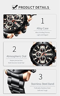 Foto 6 | Venta Internacional - Reloj Matkasur Para Hombre, Citas, Deportivo, Impermeable Para Hombre