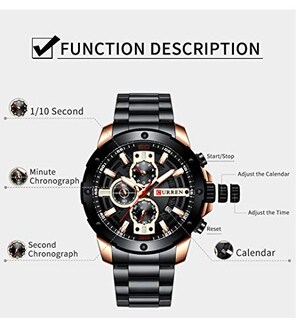 Foto 7 | Venta Internacional - Reloj Matkasur Para Hombre, Citas, Deportivo, Impermeable Para Hombre