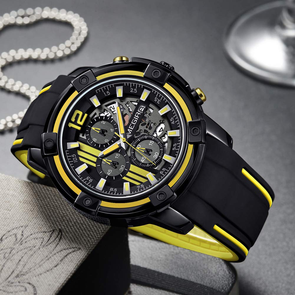 Foto 3 pulgar | Venta Internacional - Reloj Megir Waterproof Sports Para Hombre Fashion Quartz