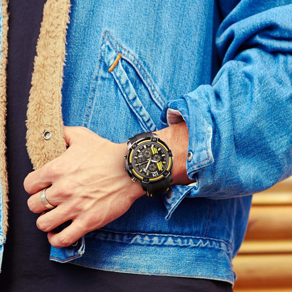 Foto 7 pulgar | Venta Internacional - Reloj Megir Waterproof Sports Para Hombre Fashion Quartz