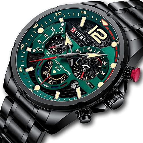 Foto 3 pulgar | Venta Internacional - Reloj Curren Chronograph Fashion Militar Multifunción Para Hombre