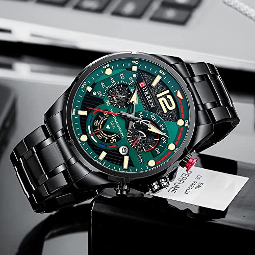 Foto 4 pulgar | Venta Internacional - Reloj Curren Chronograph Fashion Militar Multifunción Para Hombre