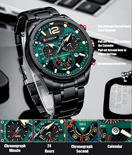 Foto 5 pulgar | Venta Internacional - Reloj Curren Chronograph Fashion Militar Multifunción Para Hombre