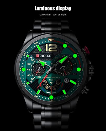 Foto 7 pulgar | Venta Internacional - Reloj Curren Chronograph Fashion Militar Multifunción Para Hombre