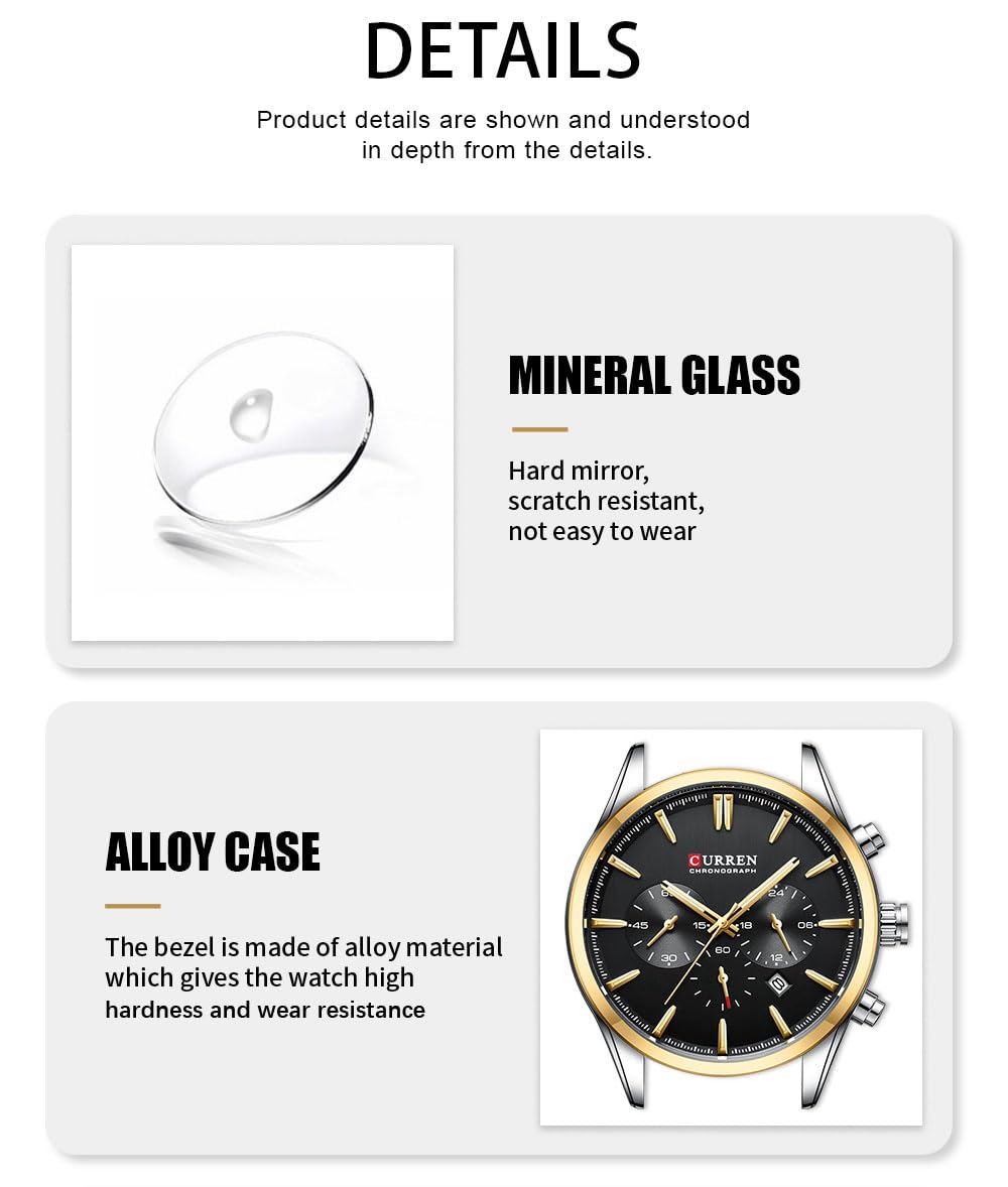 Foto 8 pulgar | Venta Internacional - Reloj Fanmis Con Cronógrafo De Negocios De Lujo Para Hombre, Vestido Con Diseño De Agua