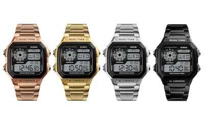 Foto 4 | Venta Internacional - Reloj Reginald Fashion Trend Gold Multifunción Para Hombre