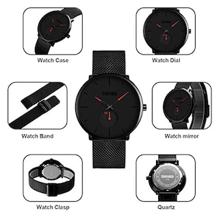 Foto 7 | Venta Internacional - Reloj Pizitang De Acero Inoxidable Ultrafino, 30 M, Resistente Al Agua