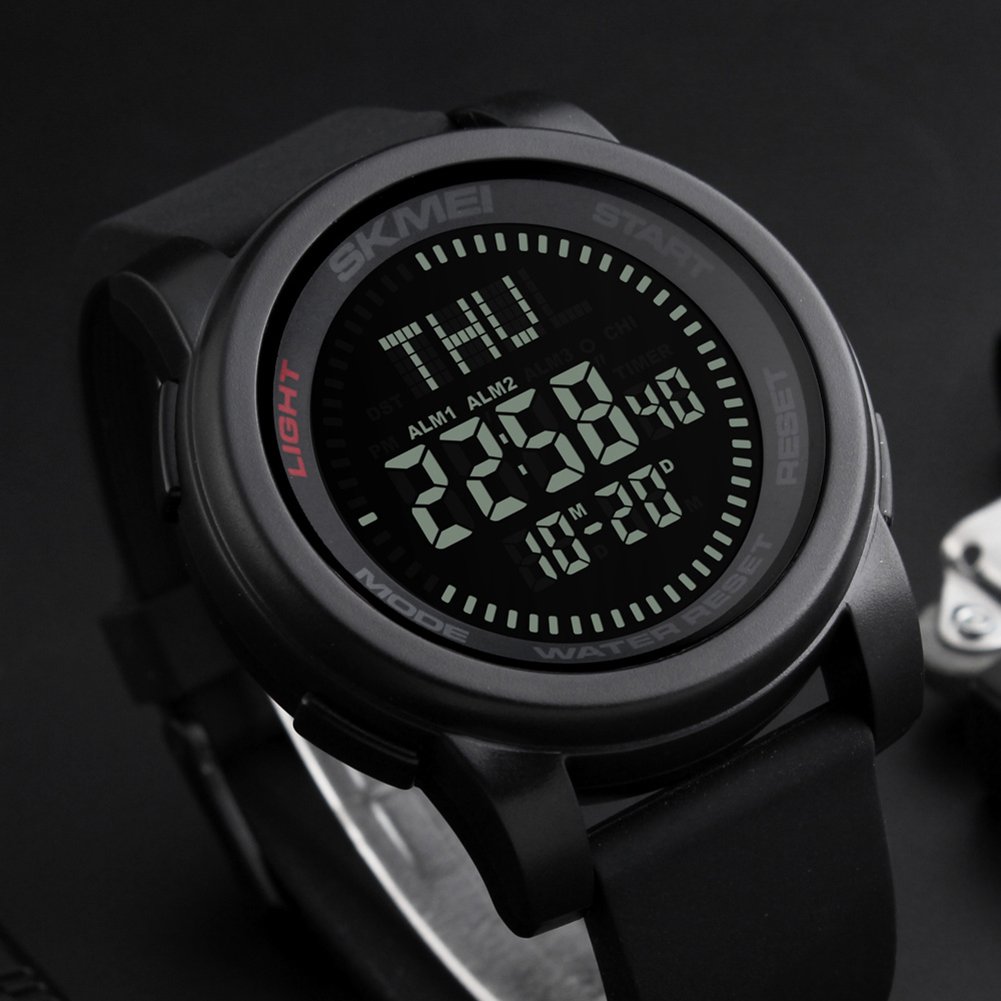 Foto 5 pulgar | Venta Internacional - Reloj Gosasa Para Hombre Con Brújula Led Para Deportes De Supervivencia Al Aire Libre, Color Negr