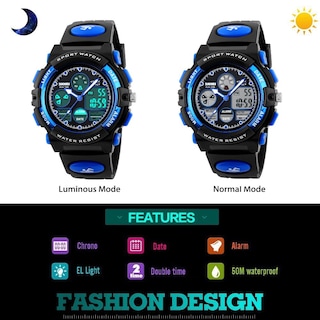 Foto 2 | Venta Internacional - Reloj Digital Led Tonshen Para Deportes Al Aire Libre, Analógico, Cuarzo, Hombre, Mujer