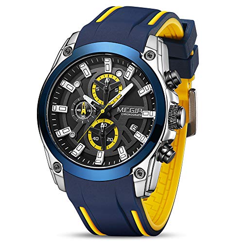 Venta Internacional - Reloj Megir Waterproof Sports Fashion Quartz Para Hombre -2144be