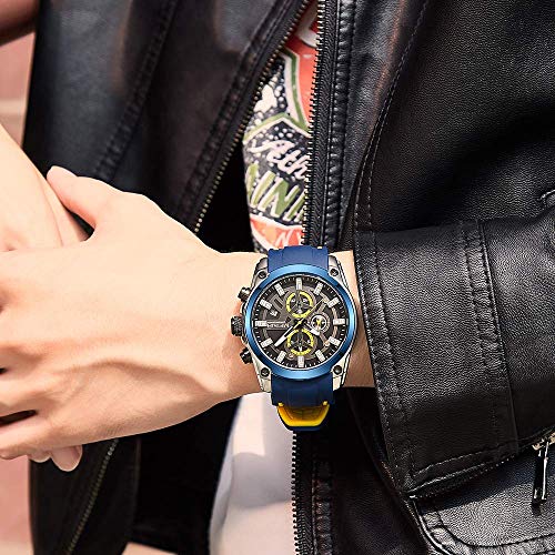 Foto 4 pulgar | Venta Internacional - Reloj Megir Waterproof Sports Fashion Quartz Para Hombre -2144be