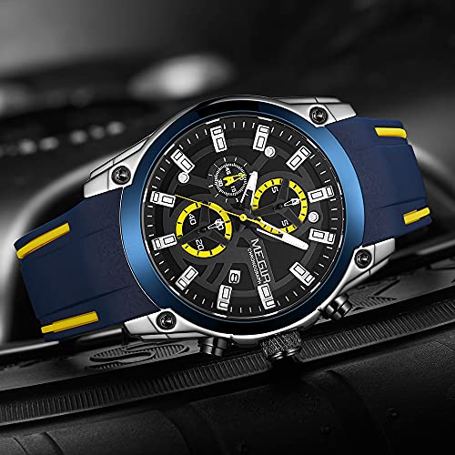 Foto 6 pulgar | Venta Internacional - Reloj Megir Waterproof Sports Fashion Quartz Para Hombre -2144be