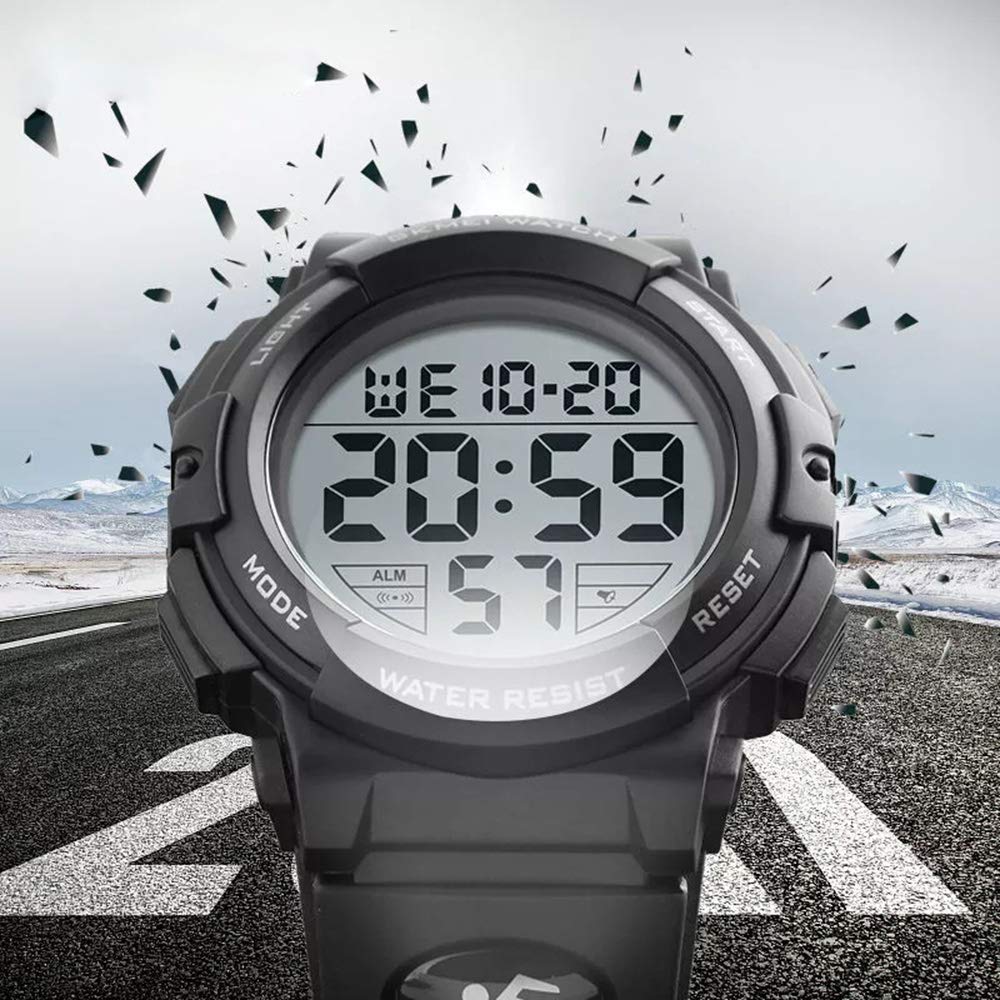 Foto 7 | Venta Internacional - Reloj Fanmis Big Face Digital Sports Para Hombre, 50 M, Resistente Al Agua