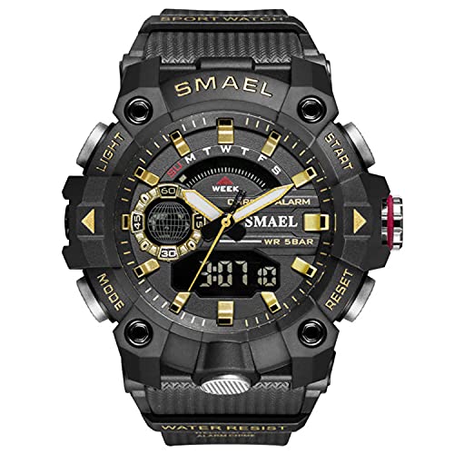 Venta Internacional - Reloj Weijie Digital Sports Para Hombre, 50 M, Resistente Al Agua, Acero Inoxidable S