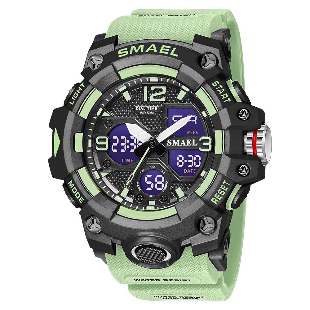 Venta Internacional - Reloj Smael Con Alarma Led Deportiva Impermeable Militar Para Exteriores