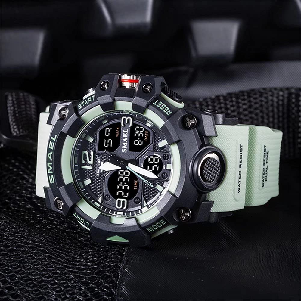 Foto 2 | Venta Internacional - Reloj Smael Con Alarma Led Deportiva Impermeable Militar Para Exteriores