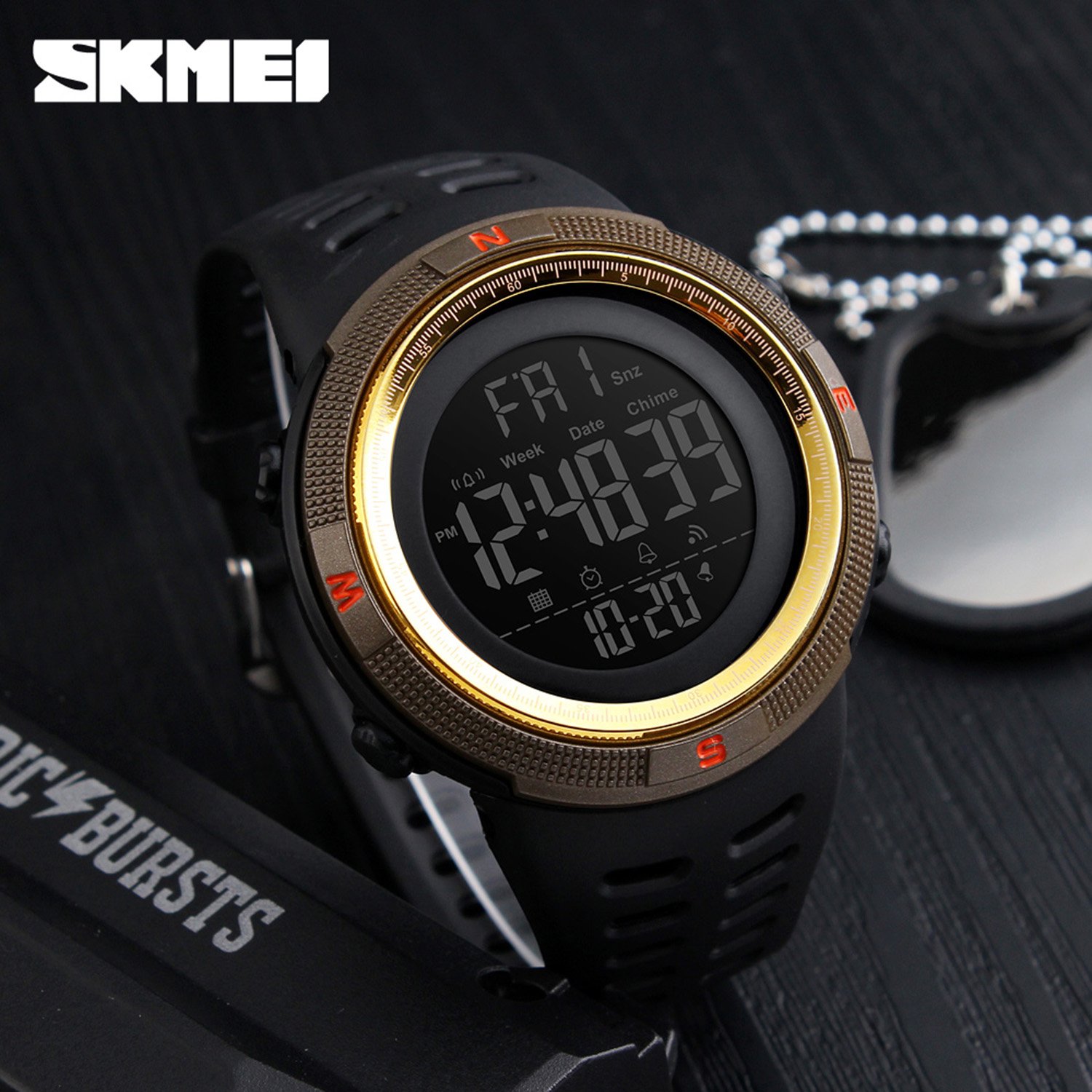 Foto 5 pulgar | Venta Internacional - Reloj Gosasa Big Dial Digital S Shock Military Army Men