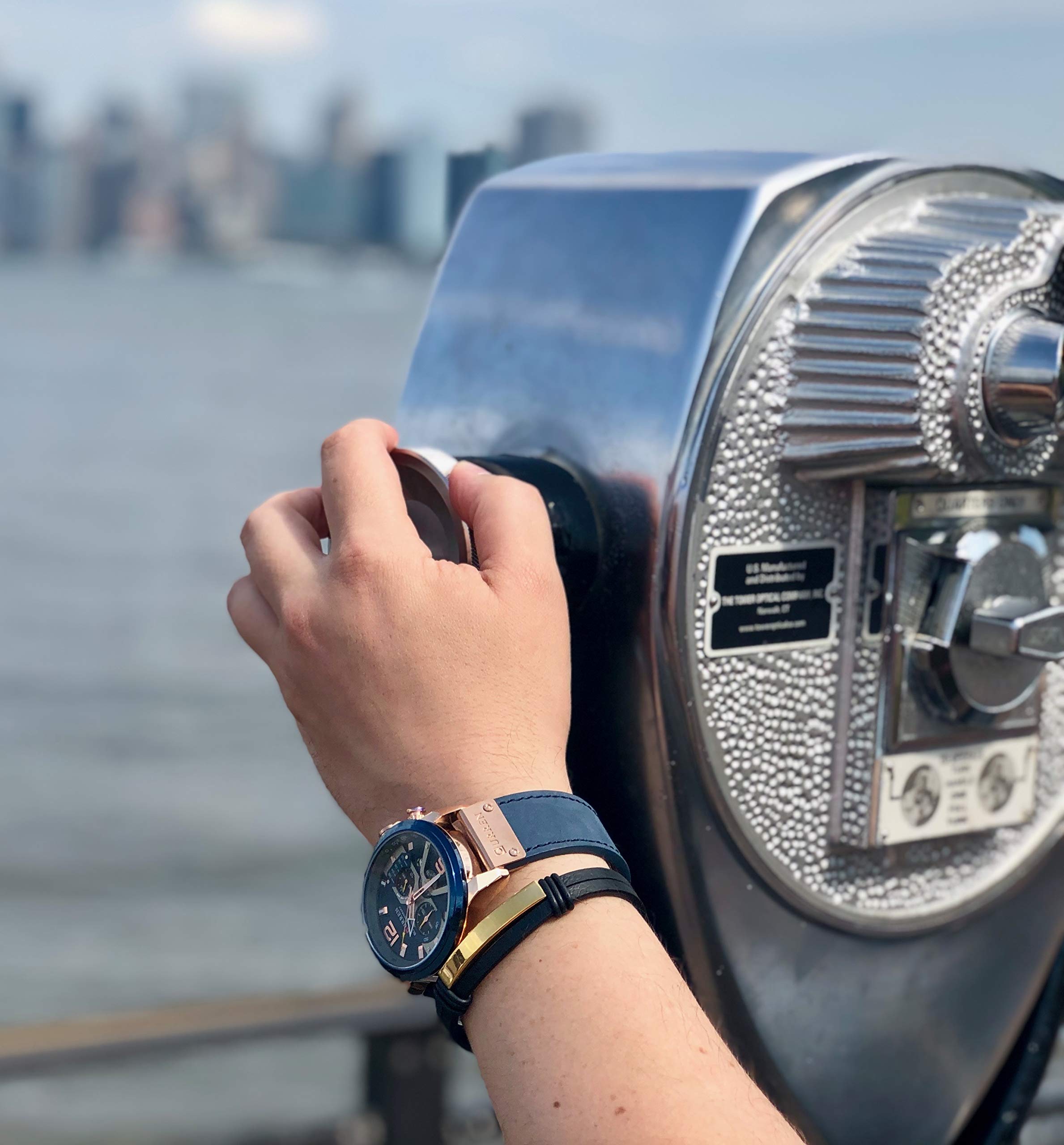 Foto 6 | Venta Internacional - Reloj Curren Cronógrafo De Piel De Cuarzo Para Hombre