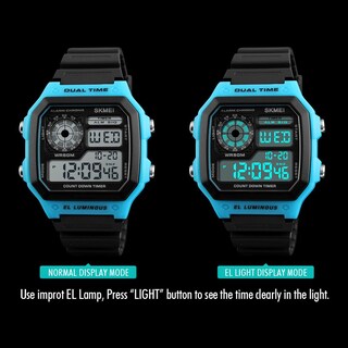 Foto 3 | Venta Internacional - Alarma Deportiva Impermeable Watch Yooten Dual Time Para Hombre