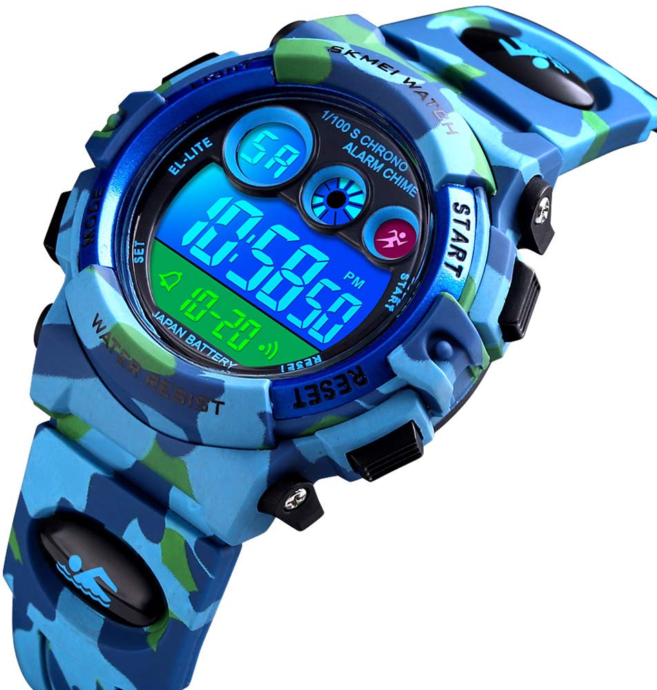 Foto 3 pulgar | Venta Internacional - Reloj Fanmis Kids Sport Led Electrónico Digital Digital 50 M Water Res