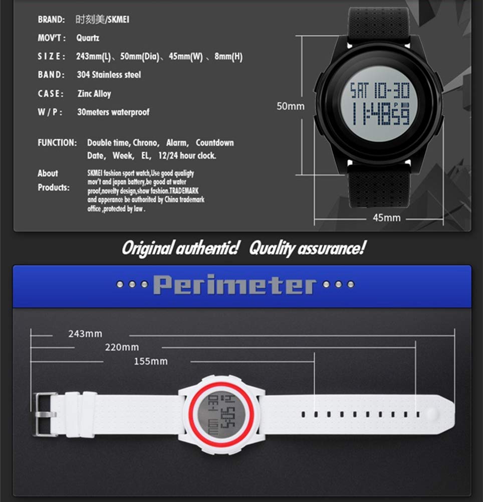 Foto 4 | Venta Internacional - Reloj Deportivo Gosasa Led Electrónico Digital 5 Atm Resistente Al Agua