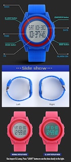 Foto 7 | Venta Internacional - Reloj Deportivo Gosasa Led Electrónico Digital 5 Atm Resistente Al Agua