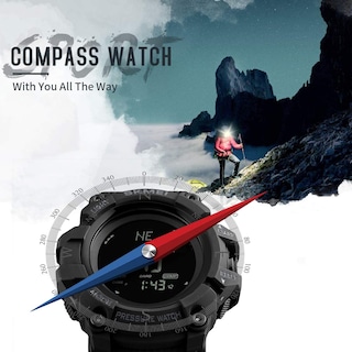 Foto 2 | Venta Internacional - Reloj Digital Bozlun Para Hombre, Deportivo Militar, 50 M, Resistente Al Agua