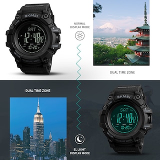 Foto 7 | Venta Internacional - Reloj Digital Bozlun Para Hombre, Deportivo Militar, 50 M, Resistente Al Agua