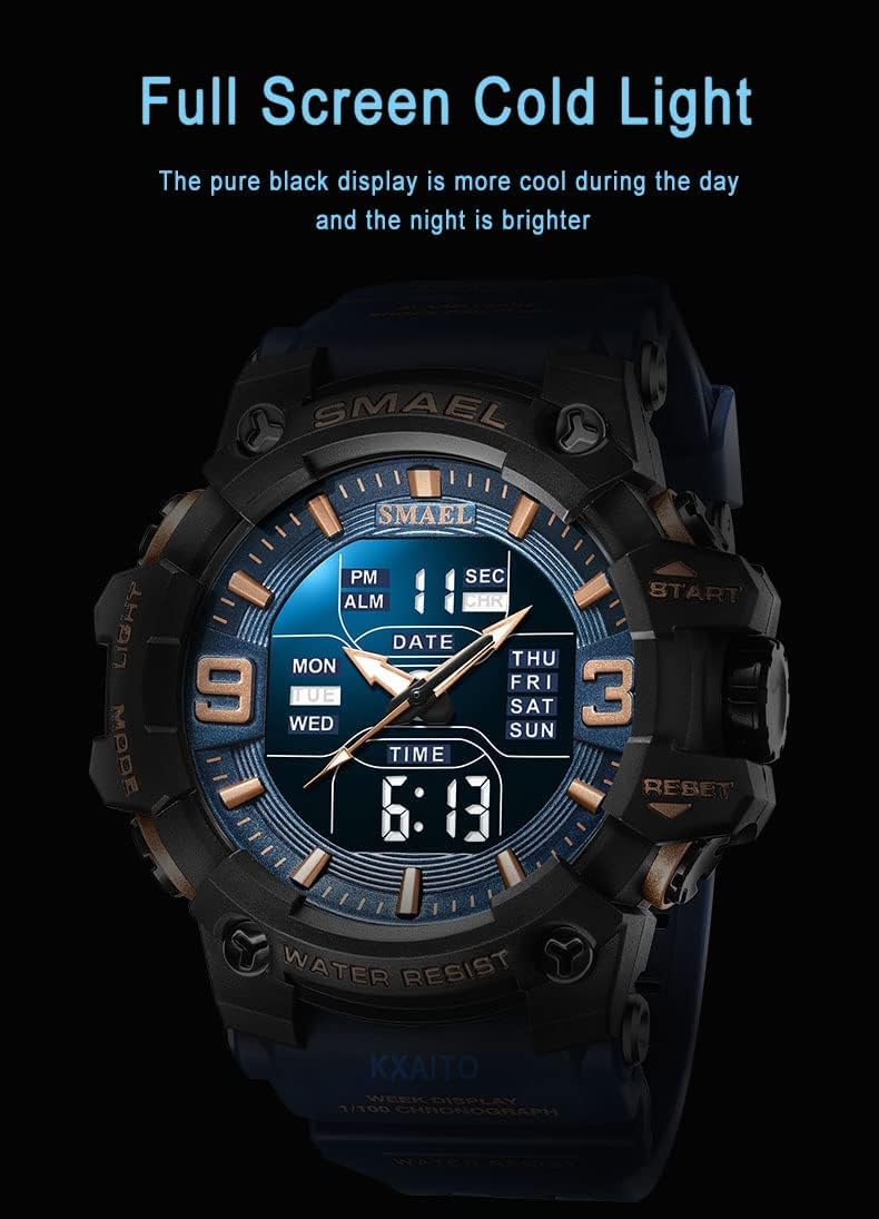 Foto 5 pulgar | Venta Internacional - Reloj Deportivo Gosasa Military S-shock Led Con Alarma Impermeable