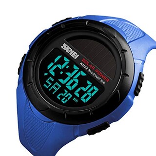 Foto 3 | Venta Internacional - Reloj Pasoy Solar Digital Para Hombre Con Luz De Fondo Resistente Al Agua